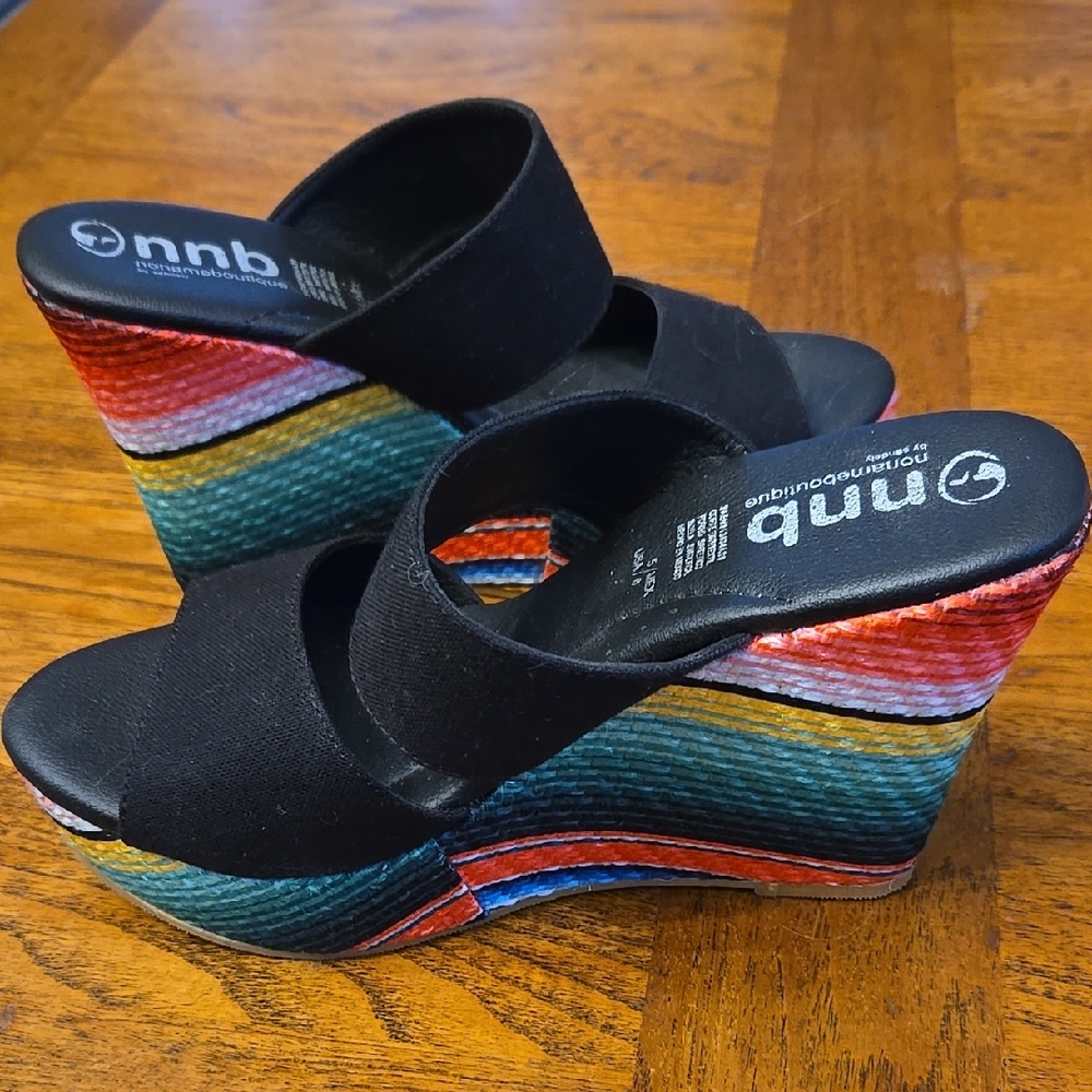 Colorful Wedge Sandals